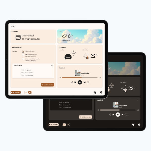 Two tablet showing the ESSI app